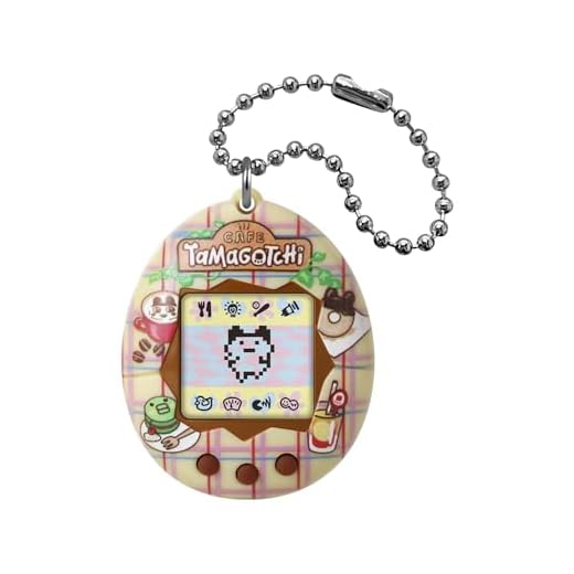 Bandai, Tamagotchi Mascota Virtual Original Café, Multicolor 42997, Juguete Electrónico, Optimo para Niños Mayores de 8 Años Tu Mascota Electronica Favorita con nuevos diseños para coleccionar