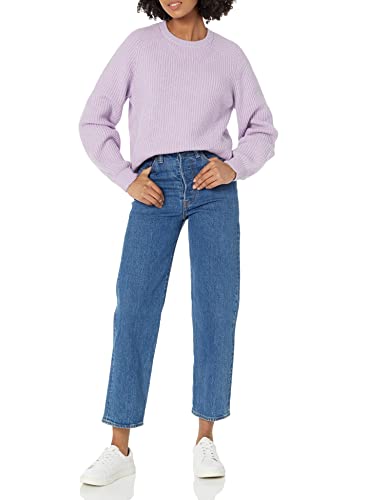 Image of Amazon Essentials Women's Ribbed Long Sleeve Crewneck Sweater