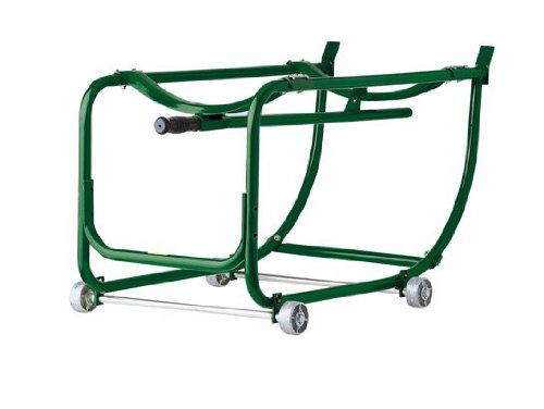 Justrite 08800 Steel Drum Cradle with 35-3/4" Handle, 600 lbs Capacity, 22-1/2" Width x 35-1/2" Depth Frame #1