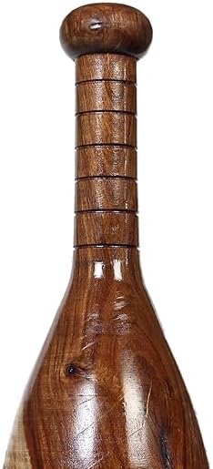 HAZDEAL Oval Shape Indian Mugdar, Clubbell, Karla Kattai, Mugdar,Traditional Indian Mugdar for fitness (5 Kilograms)