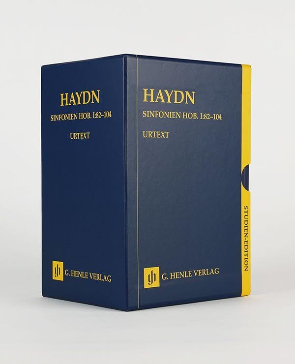 Sinfonien Hob. I:82-104 - 23 Bände im Schuber (Studienedition Orchester): Besetzung: Werke für Orchester (Studien-Editionen: Studienpartituren)