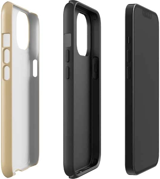 Skinit Impact Phone Case Compatible with iPhone 14 - Officially Licensed Purdue Gold Signature Logo Design