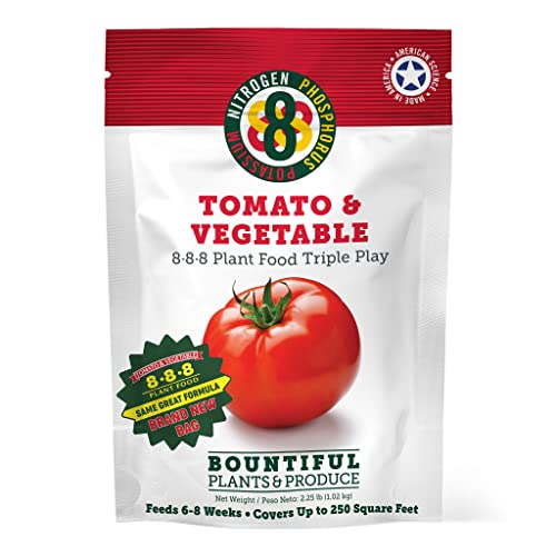 8-8-8 Triple Play Tomato & Vegetable Plant Food, Covers 250...