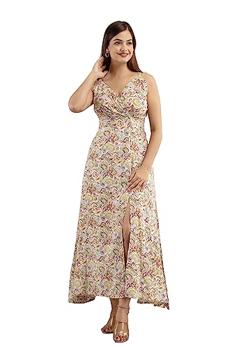 Image of DMP FASHION Women's Cottion Printed Classic Trendy Fashion Dress