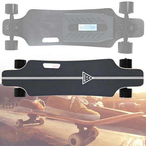 vnmudzeo Skateboard Elettrici da Viaggio - Maniglia di Trasporto Semplice, 4 velocità, Frenata Fluida, Autonomia 8...