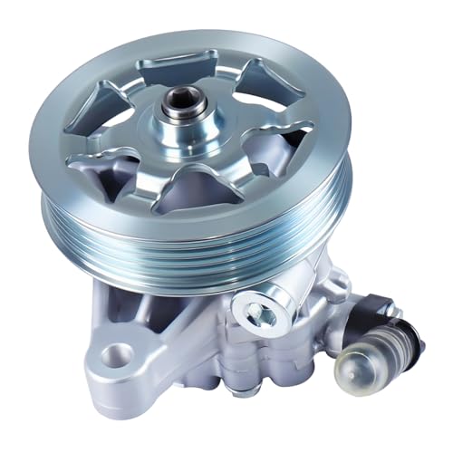 PATEWIN Power Steering Pump Compatible with 2008-2012 Honda Accord 2.4L L4 Gas Replacement for 56100-R40-A02, 56100-R40-A03, 21-5495, 56100R40305, Power Assist Pump with Pulley