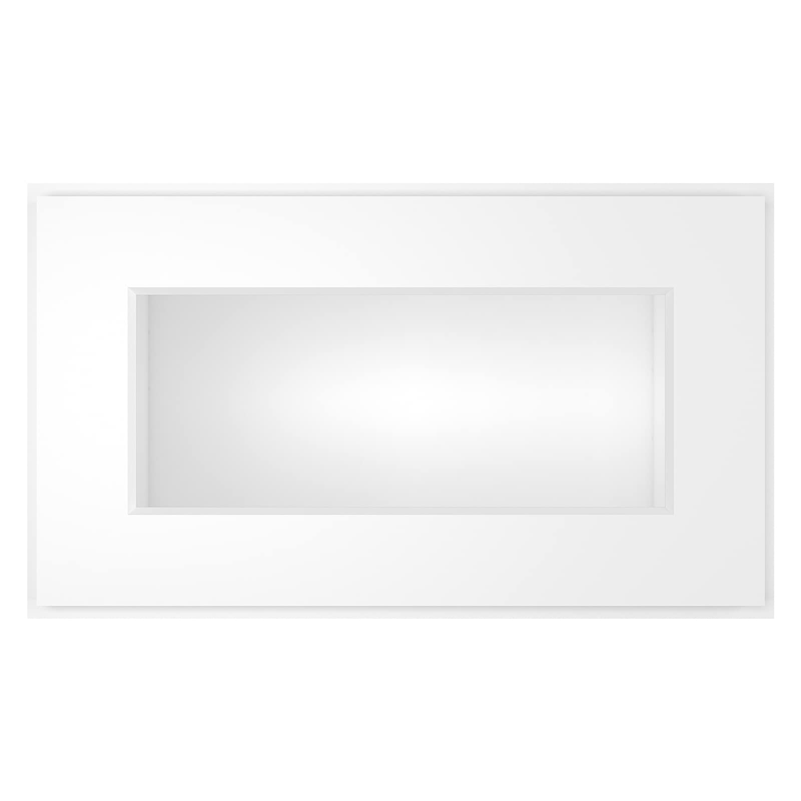 LOVMOR Wall-Mounted Cabinets, Medicine Cabinets with Soft-Close Doors, Decorative Furniture for Living Rooms, Bedrooms, Kitchens, Laundry Rooms (Glass Not Included)