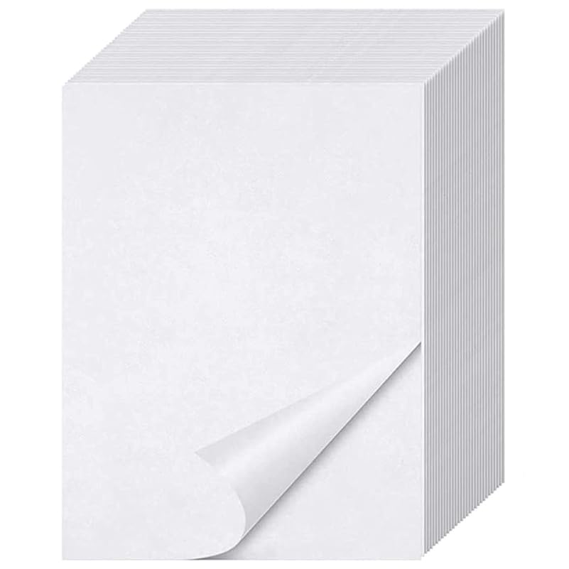 Veemoon Paper Release Stickers 50 Sheets Non-Stick Protective Film for Diamond Drawing Art Supplies and Picture Repair