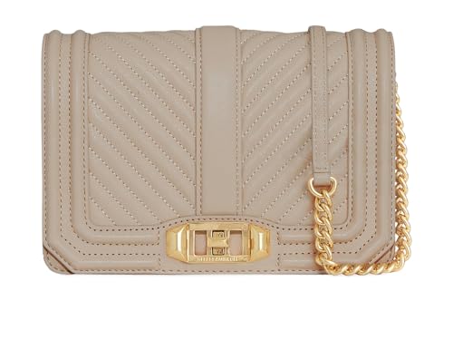 Image of Rebecca Minkoff Women's Chevron Quilted Love Crossbody Bag