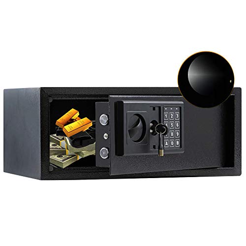 JUGREAT Security Safe Box with Induction Light,0.8 Cubic Feet Electronic Digital Securit Safe