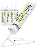 BEBOBLY Silicone Caulk & Sealant Clear, ...