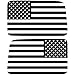 smnuxwm Black Rear Window American Flag Decal for Jeep Wrangler JL JLU 2018 2019 2020 2021 2022 2023 2024 2025, Precut Back Side Window Glass USA Flag Vinyl Sticker Car Exterior Accessories