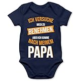 In der Farbe Navy Blau und Größe 12/18 Monate ein richtiger Hingucker: Erziehung bodys