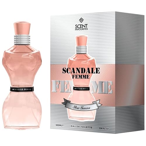 Katsy Style Scent Favourites Scandale Femme Eau de Toilette (EDT) 100ml | Elegant & Sensual Fragrance for Women | Floral & Warm Notes with Long-Lasting Scent