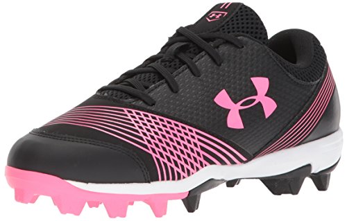 Under Armour Women's Glyde RM Softball Shoe, Black (064)/Cerise, 8.5