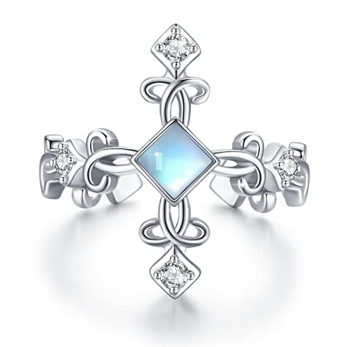 Bague croix argent inspirante cadeau religieux fille