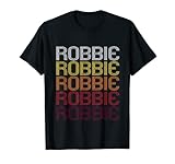 Robbie Retro Wordmark Pattern - Vintage Style T-shirt