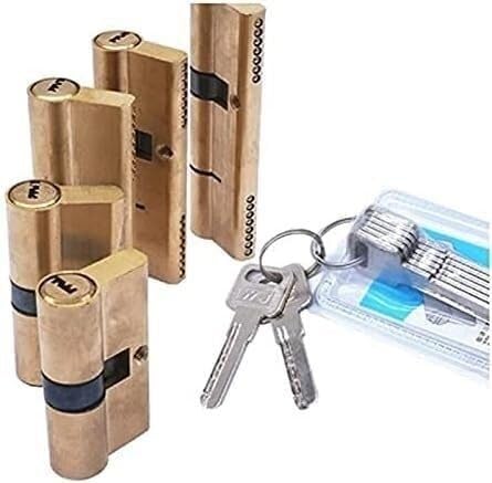 Cilindro sesgado de alta seguridad con llave AB para puerta europea