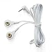 Produktbild KONMED 1 Paar Tens Kabel Klinke 2,5 mm Snap 3,5 mm Anschluss