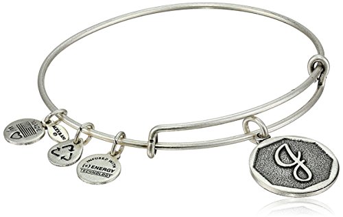 Alex and Ani Rafaelian Silver-Tone Initial 