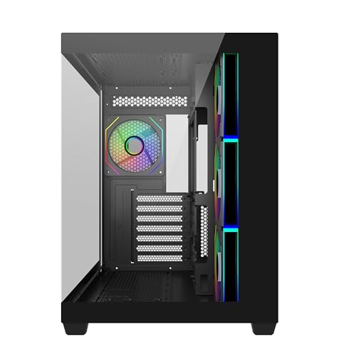 Image of Cooler Master Elite 681 Computer Case- Black |4 X Pre-Installed Reverse Argb Fans|Upto 360mm AIO Support|ATX Motherboard Support |Ready for RTX 50 Series Upto 410mm |Type C Connector