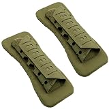 ACEXIER Taktische Weste Schultergurt Pad Rucksack Atmungsaktive Mesh Kissen Pad Laser Schneiden Für Jagd Weste Outdoor Rucksäcke, Schwarz (Green-2PCS)