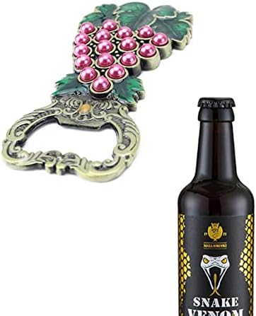 ARFUKA Bottle Opener Magnetic for Beer & Soda - Retro Grape Bunch Shaped Opener with Strong Magnet, Rustic Kitchen Bar Essential, Unique Fridge Magnet for Women & Men image 4