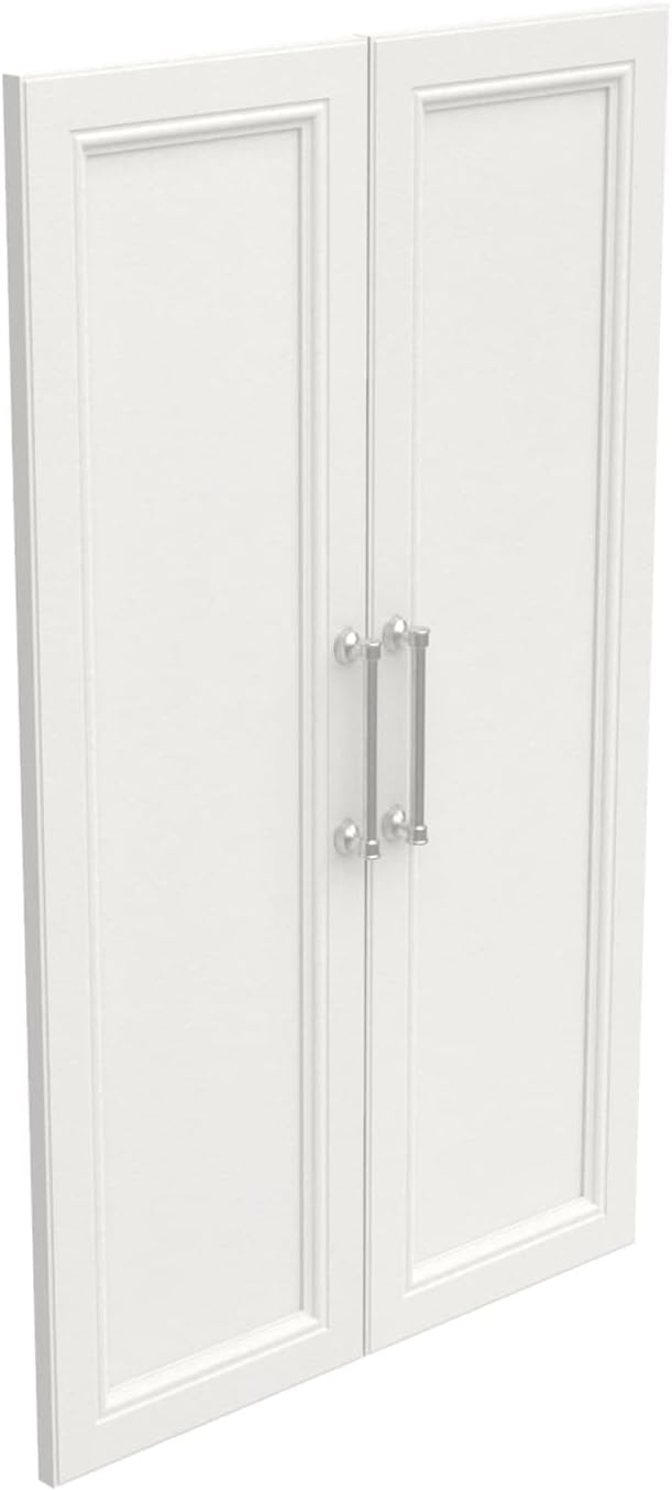 ClosetMaid Modular Storage Pair Set, 2 Doors, Wood Closet Organizer Shaker Style, Add On Accessory for Shelf Units, Taupe, Solid Kit