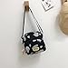JUMISEE Fashion Zebra Print Canvas Crossbody Purse Tote Small Cell Phone Bag Shoulder Handbag