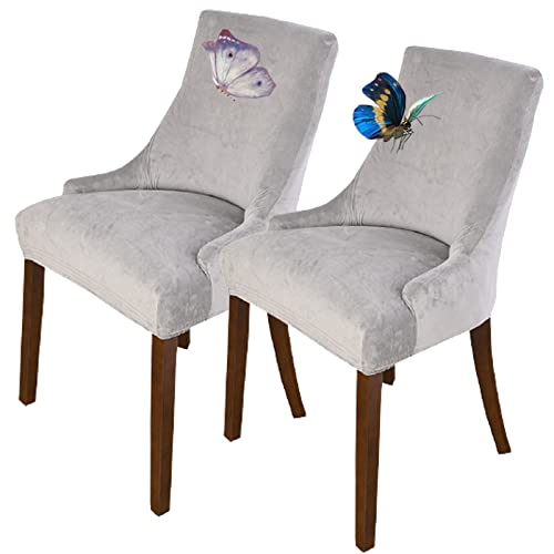 Housse fauteuil en pente extensible velours pour rénover et protéger vos chaises usées