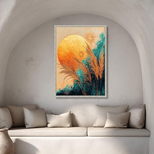 Affiches et impressions de feuilles de palmier art mural 80x120