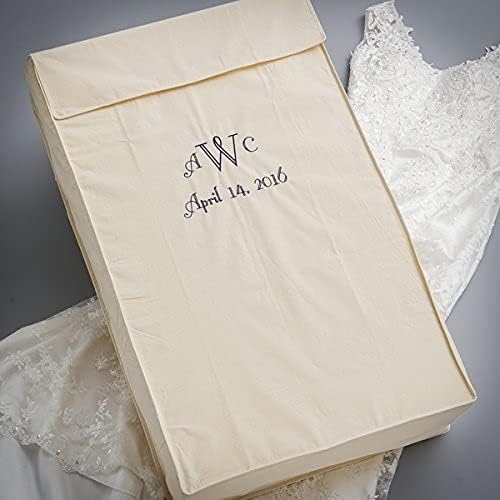 Foster-Stephens Wedding Dress Preservation Kit | Acid-Free and Archival Storage | Family Heirloom and Wedding Gown Keepsake Preservation Box | Large