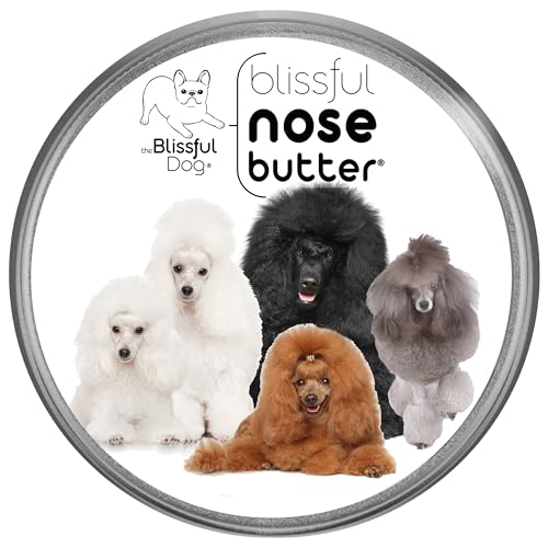 Image of The Blissful Dog Poodle Nose Butter, Versatile Dog Nose Balm for Dry Nose, Handcrafted Nose Moisturizer, Easy-to-Apply Dog Essentials, Unscented, 1 oz.