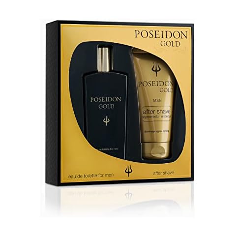 Set Instituto Español Poseidon Gold Eau de Toilette y After Shave para Hombre Cover