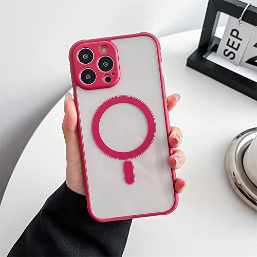Coque transparente iPhone 13 Pro rigide acrylique compatible chargeur sans fil