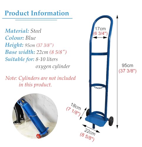 Chariot bouteille oxygène léger pour éviter de porter des charges - 7