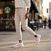 vibdiv Womens Shoes Sneakers Pull-on Flat Lightweight Yoga Walking Jogging Pink 7