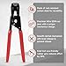 iCrimp PEX Pipe Clamp Cinch Tool Crimping Tool Crimper for Stainless Steel Clamps from 3/8-inch to 1-inch with 1/2-inch 20PCS and 3/4-inch 10PCS SS PEX Clamps