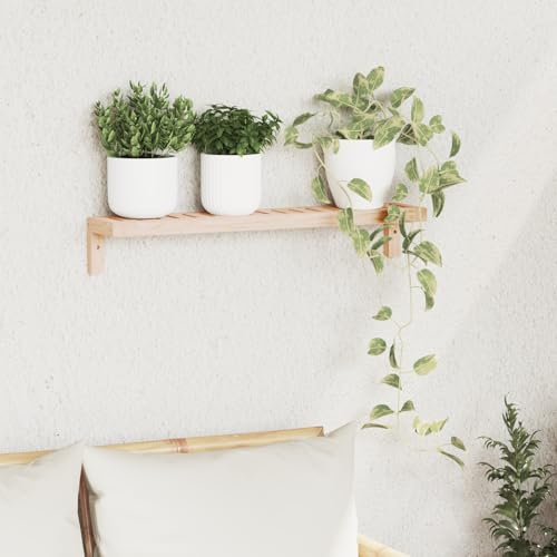 Étagère murale en pin pour optimiser l'espace du bureau et du salon