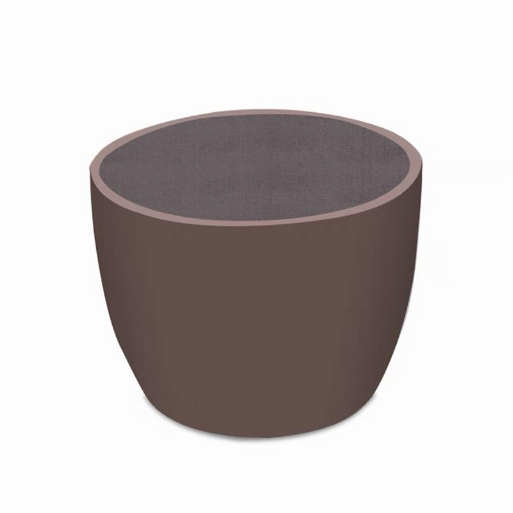 GELASIGE Flower Pots Creative Pottery Pot Gardening Pastoral Green Plant Potted Succulent Desktop Balcony Office Home Cement Pot Outdoor Flower Pots(E)
