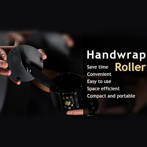 SUCHUANGUANG Rodillo portátil para Envoltura de Mano Caja enrolladora de Vendaje de Boxeo Rodillo de Envoltura Deportiva a Muay Thai Guantes Interiores Herramienta de bobinado de Almacenamiento Nylon - imagen 5