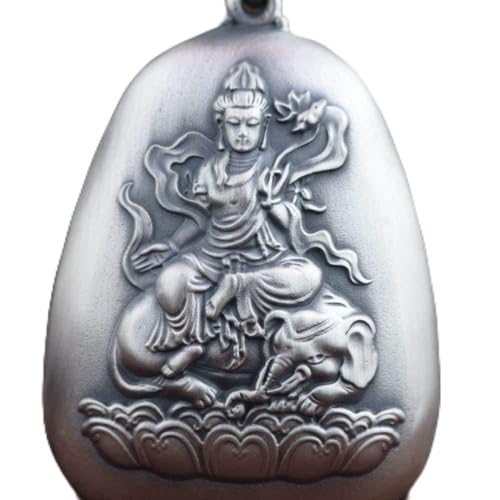 Pendentif bouddha assis en argent S925 pour accessoiriser vos tenues bohèmes