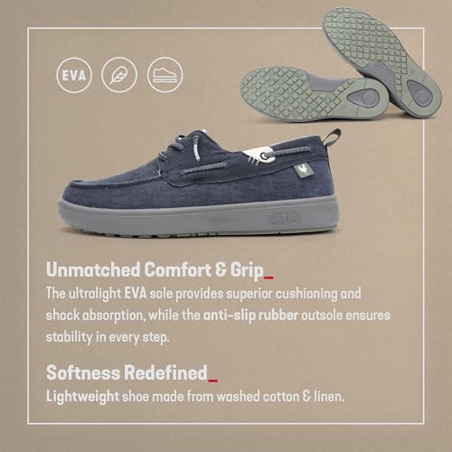 PITAS Maui Flax Slip-On Shoes for Men | Casual Summer Men’s Moccasin | Everyday Wear Loafers4