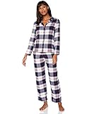 Iris & Lilly Damen fnk2507 Pyjama-Set, Blau/Rot/Weiß, 38 (Label: M)