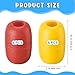 Vertintong Deep Water Fishing Float 4.72 x 2.75'' Heavy Duty Pool Buoy Float Fishing Marker 0.78 Hole for Kayak Tow Line Anchor Marker Buoy Drift Sock Replace Pool Crabbing Dock(Red, Yellow,12 Pcs)