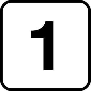 1 Locator Numerals Hospitalit?y Hotels Motels Label Vinyl Decal Sticker Kit OSHA Safety Label Compliance Signs 8"