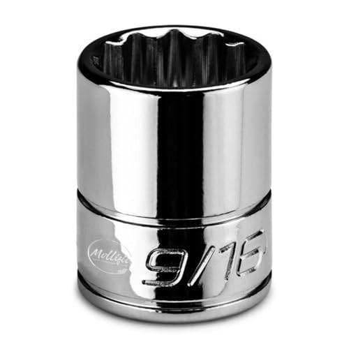 1/4 in Drive 9/16 in 12-Point SAE Shallow Socket, Mfr: CP16163-A