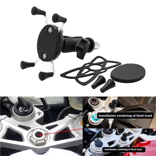 Support réglable navigation moto Suzuki GSX-R avec pinces renforcées
