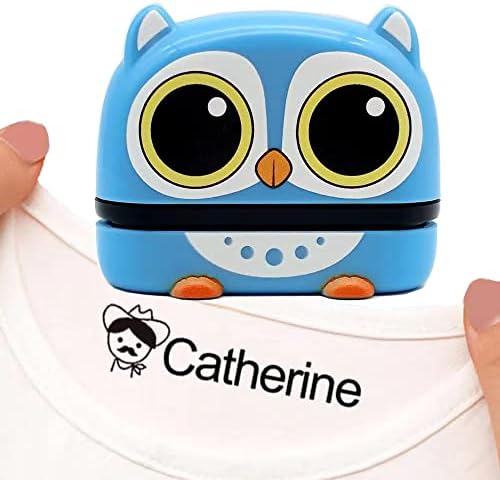 Name Stamp for Clothes Kids Personalised Name Stamp Custom Label Stamp Custom Self Inking Signature Stamps for Kids Clothes School Uniform Nursery Baby and Toddler