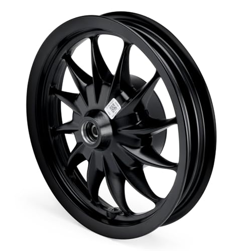 Image of Haran Alloy Wheel Drum Compatible For Bajaj Chetak (Front)